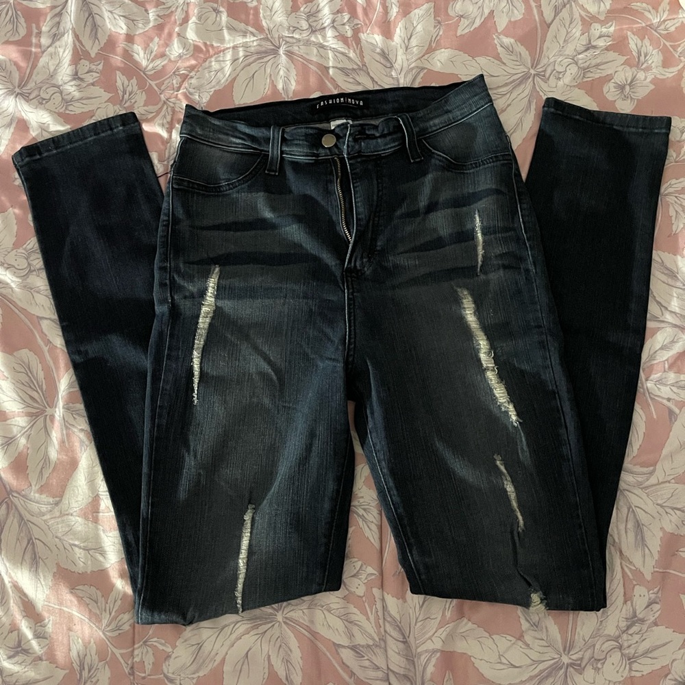 high waisted fashion nova jeans